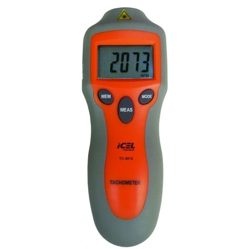Tacometro Icel Digital Taquimetro Optico Medidor De Rotacao Profissional Ate 99999 Rpm