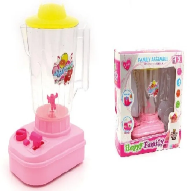 MINI LIQUIDIFICADOR INFANTIL MENINAS BRINCANDO DE COZINHAR EDUCATIVO ROSA