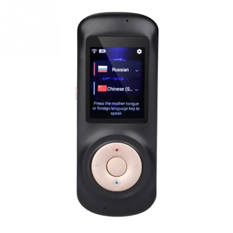 TRADUTOR DE VOZ INTELIGENTE 70 IDIOMAS INSTANTANEO TOUCH WIFI TELA SENSIVEL AO TOQUE INGLES CHINES ALEMAO JAPONES RUSSO