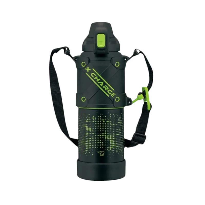 Garrafa Térmica Esportiva Zojirushi 1,5L Verde Limão Preto SD-HA15BG (MP)