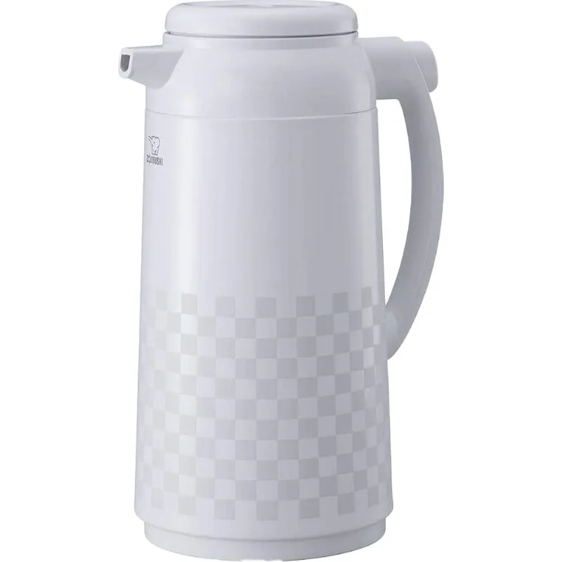 Garrafa Térmica Zojirushi De Mesa 1 Litro Ichimatsu White AFFB-10WZ (MP)