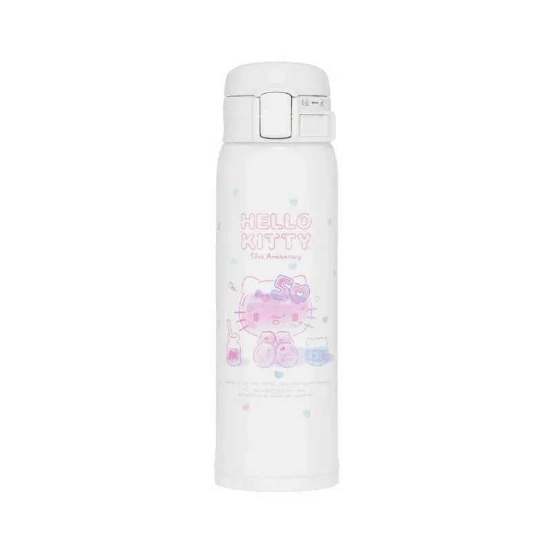Garrafa Térmica Esportiva Zojirushi 480ml Hello Kitty Branco (MP)