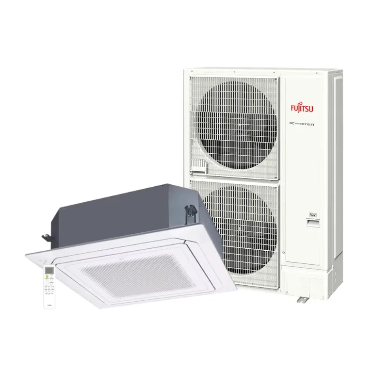 Ar Condicionado Split Cassete Inverter Fujitsu 45000 Btu/H Quente E Frio Trifásico Aubh45krlb - 380 Volts