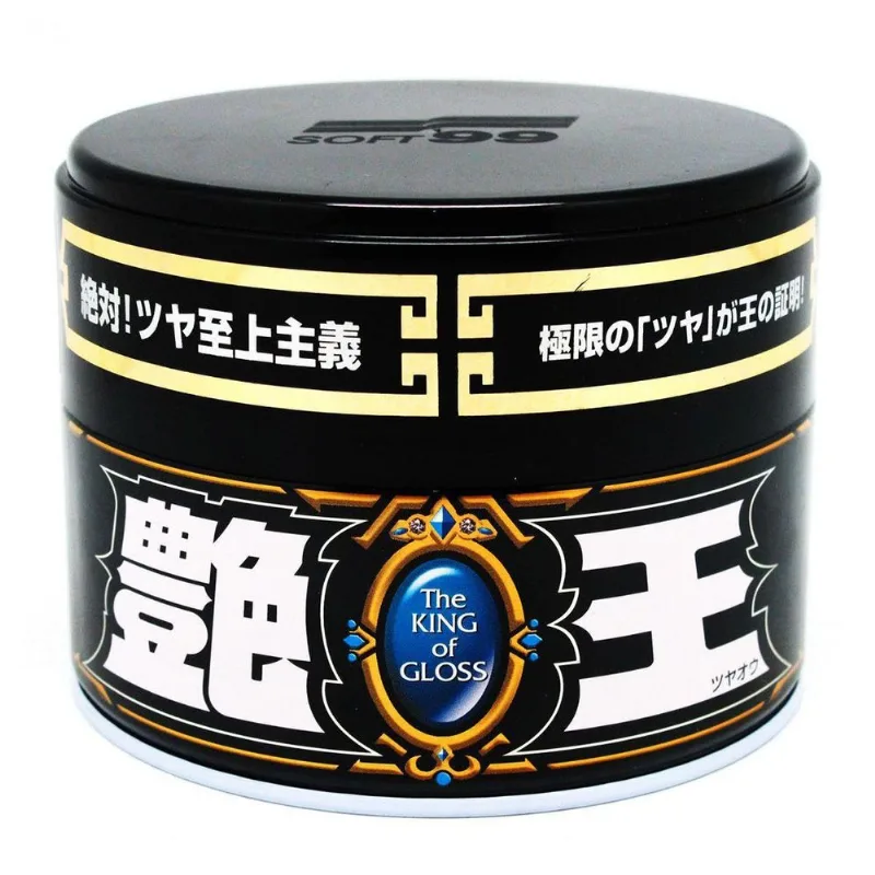 Cera Sintética Carros Pretos 300g Soft99 The King Of Gloss Black&amp;dark