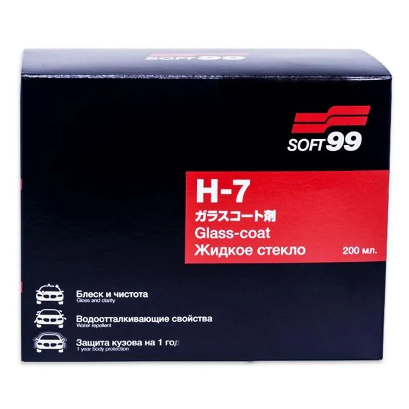 Vitrificador De Pinturas H7 Coating Glass Coat 200ml Soft99