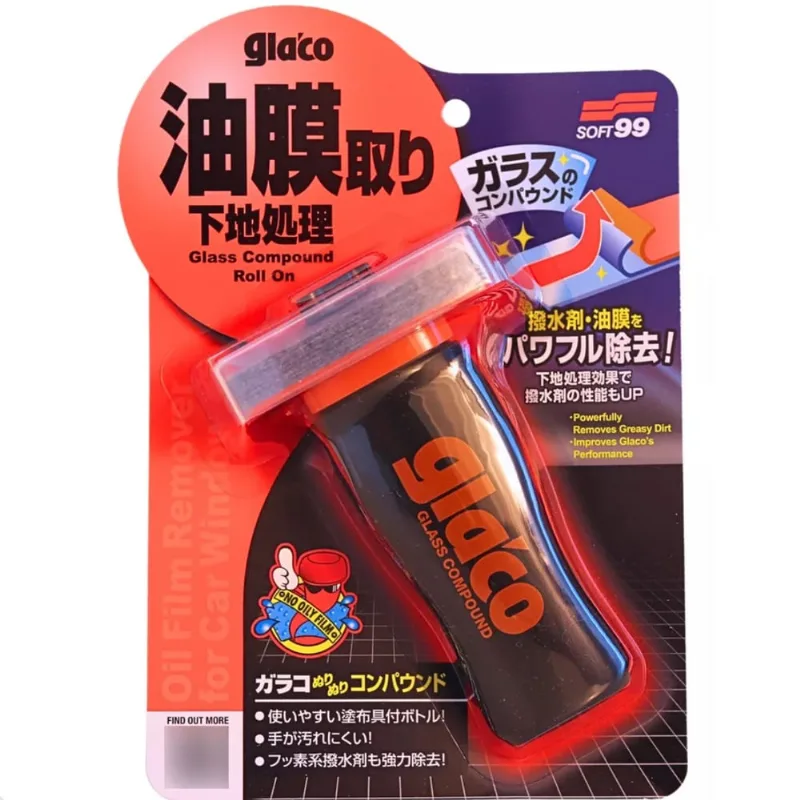 Descontaminante De Vidros 100ml Glaco Glass Compound Soft99
