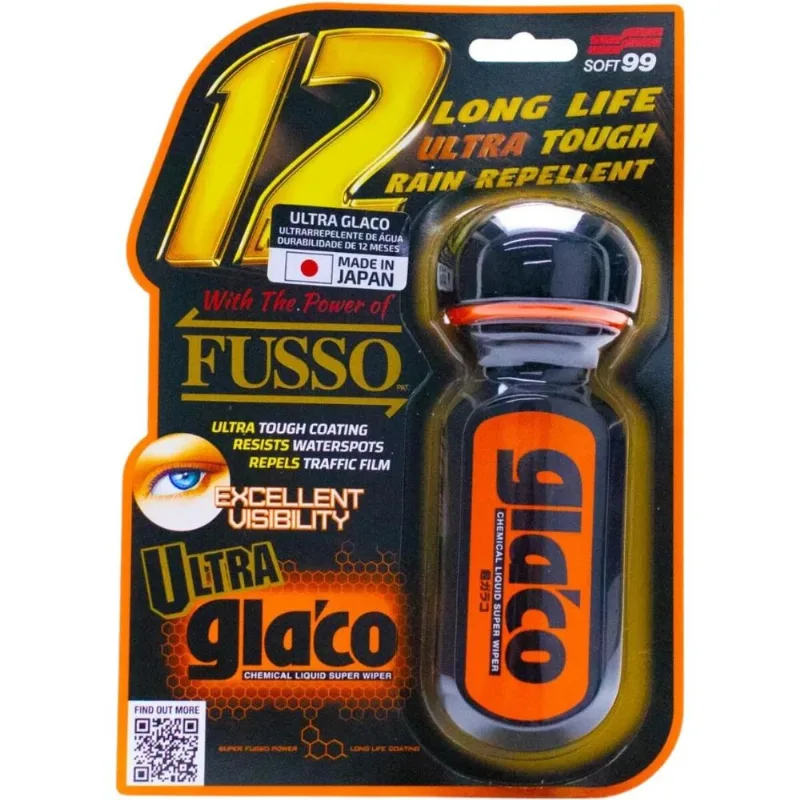 Repelente De Água De Chuva Para Para-brisas Soft99 Ultra Glaco Fusso - 70ml
