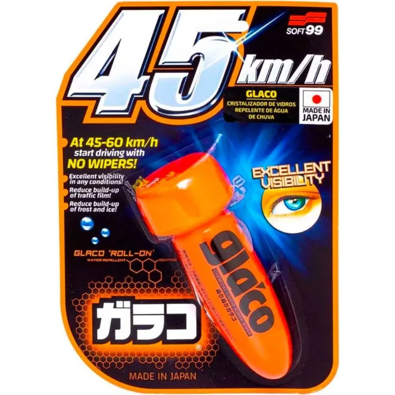 Cristalizador De Vidros E Repelente De Água De Chuva Soft99 - Glaco 75 - 75ml