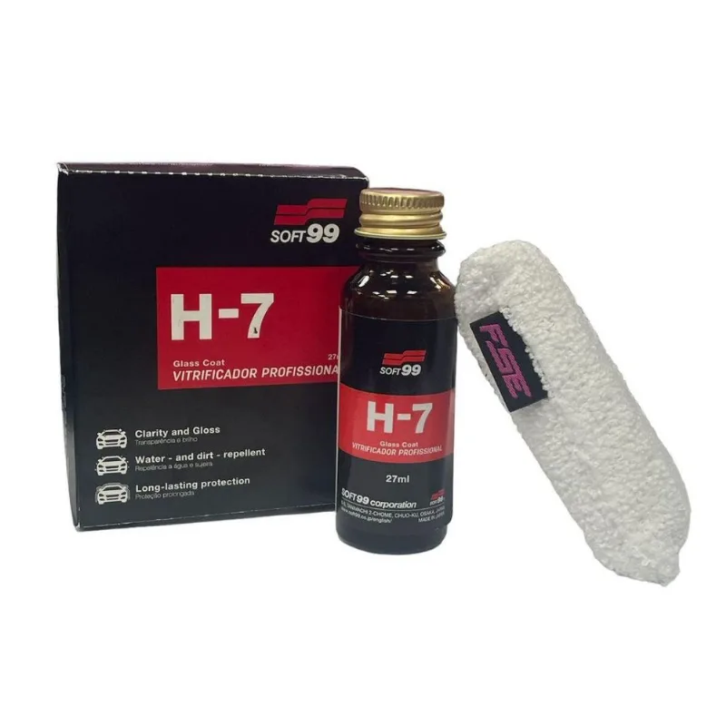 Vitrificador De Pintura H7 Glass Coat 27ml Soft99
