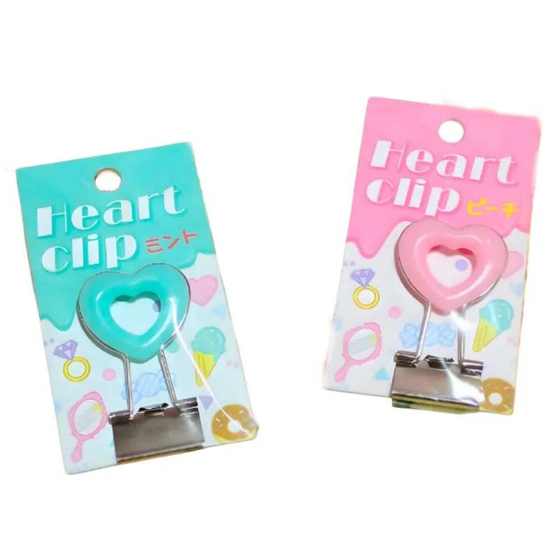 Prendedor De Papel Coração Watts Metal 3,2x6,2cm (MP)