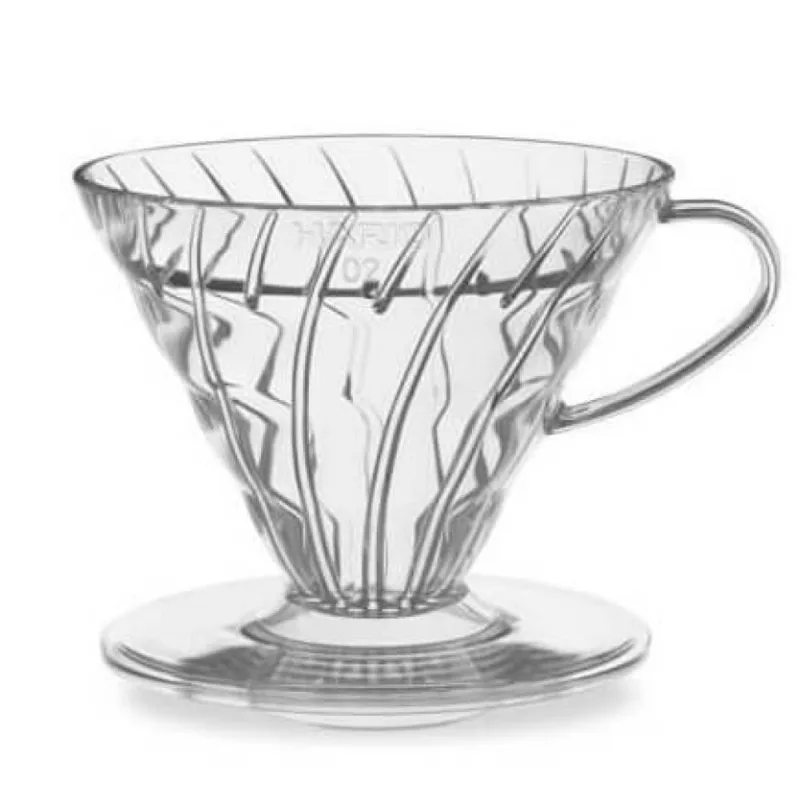 Coador Hario V60 Acrílico Transparente Tamanho 02 Coador para Café em Acrílico Hario V60 Transparente - Tamanho 02