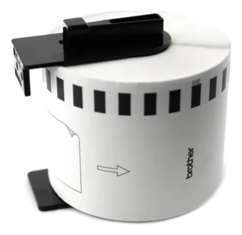 Rolo De Etiqueta Térmica Dk-44205 Brother 30.48m Black Week Branco - BROTHER