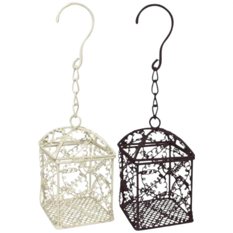 Gaiola De Metal Decorativa Quadrada Watts 6x6x20,5cm Sortido (MP)