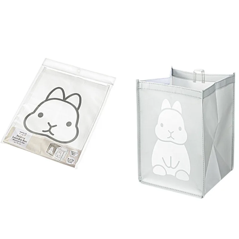 Cesto E Saco Organizador Watts Com Velcro De Polipropileno 35x25x25cm Coelho 217687 (MP)