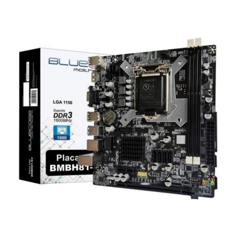 Placa Mãe Bluecase BMBH81 Intel Lga 1150 Chipset H81