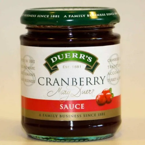 Molho Duerrs Cranberry 200gr - YULO TOYS INC