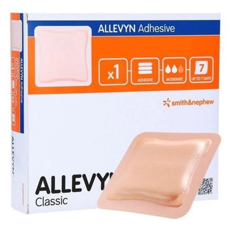 Curativo Allevyn Adhesive Smith &amp; Nephew 7,5cm X 7,5cm
