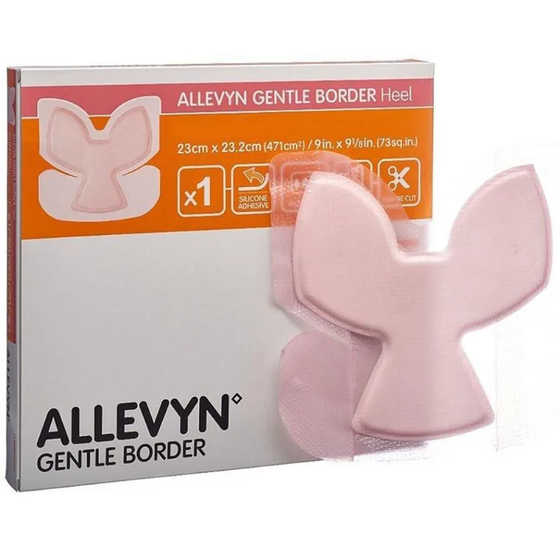 Curativo Allevyn Gentle Border Heel 23,5cm - Smith &amp; Nephew