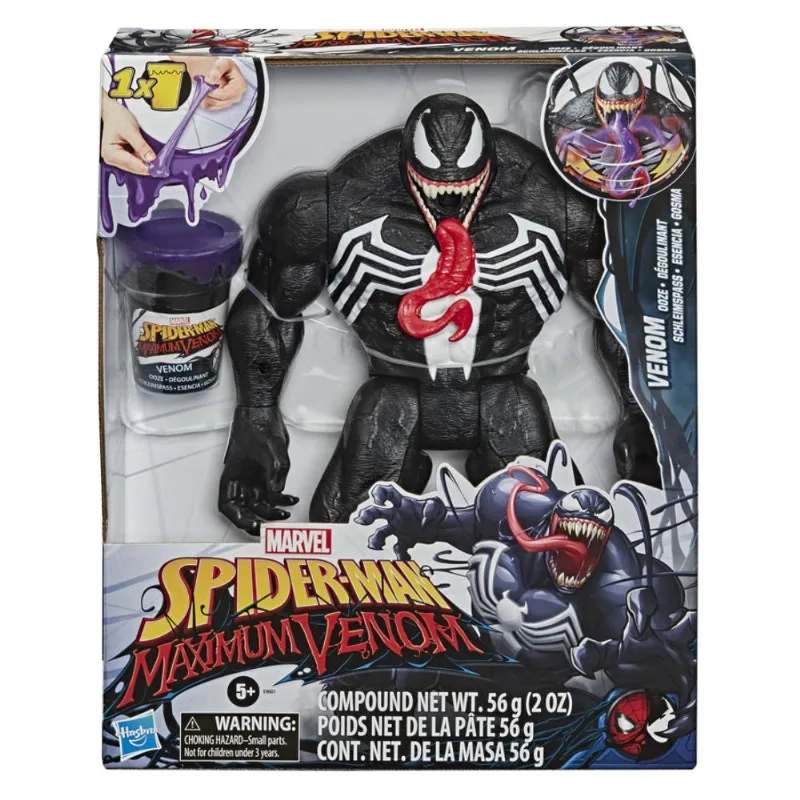 Homem Aranha Spiderman Maximum Venom C/ Slime Hasbro