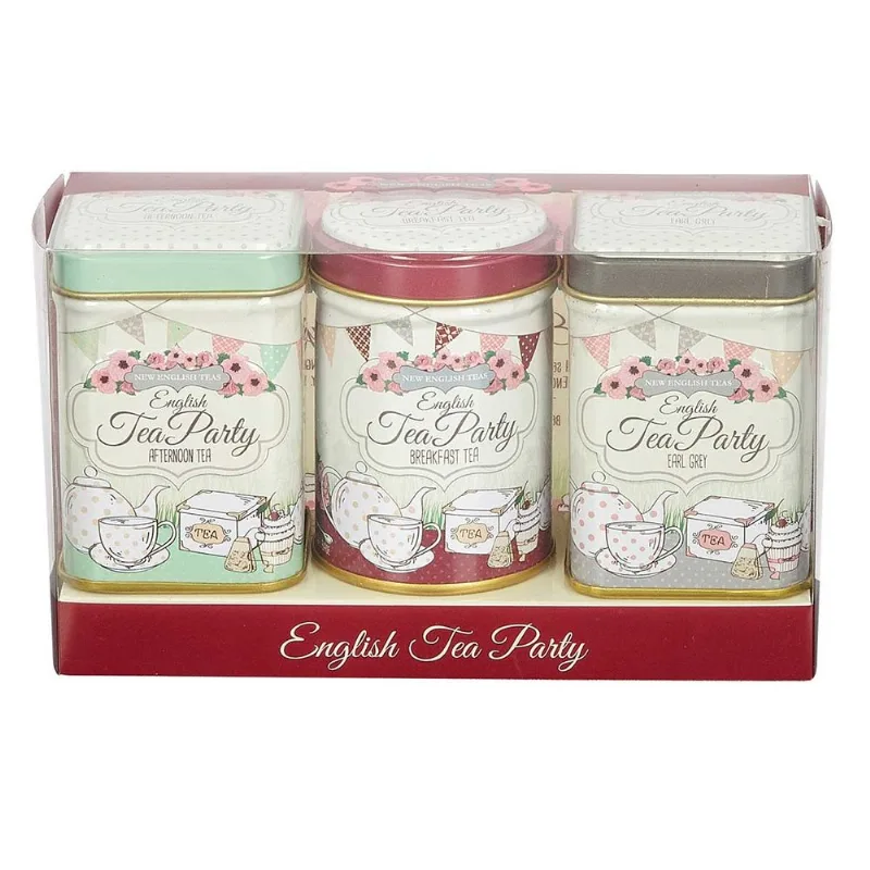 Chá Folhas Soltas Lata Party 3x25g