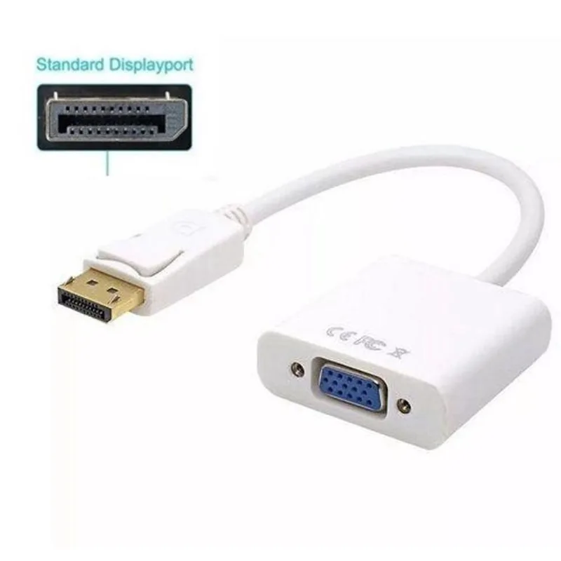 Conversor Displayport Macho Para Vga Fêmea Tomate - Mtv-601