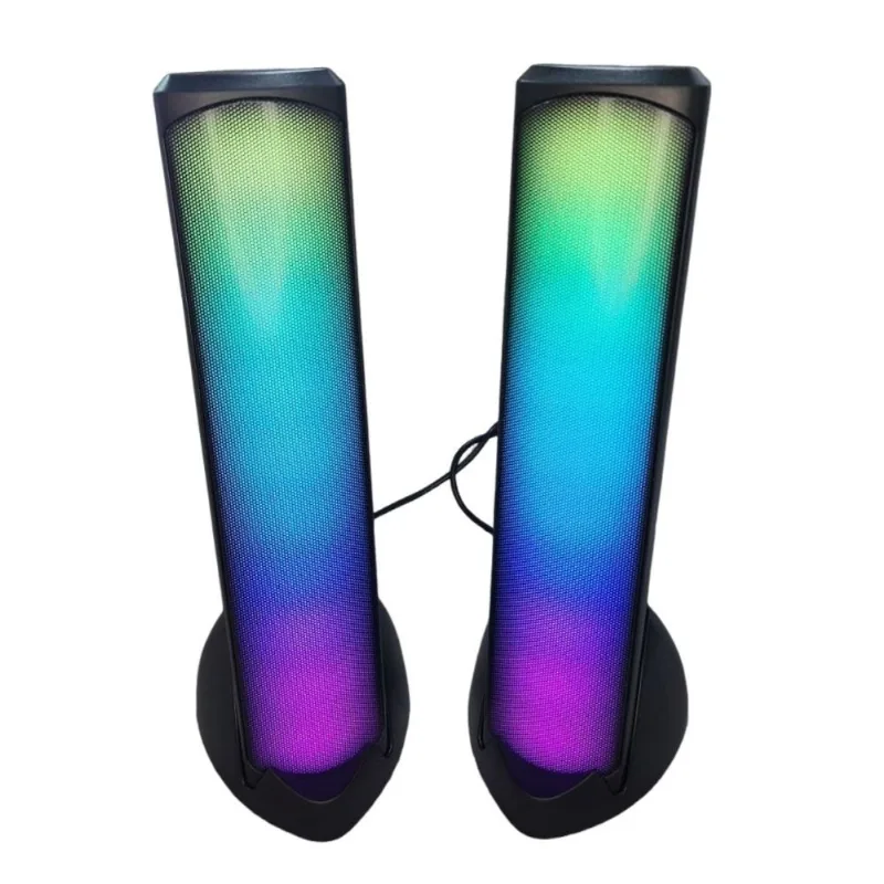 Caixa De Som Gamer Bluetooth Rgb 20w Tomate Mts-3002