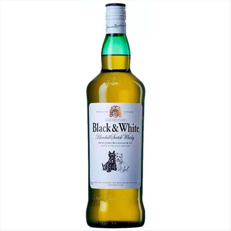 BLACK WHITE CAIXA 6 1000 SCOTCH WHISKEY - SCOTCH