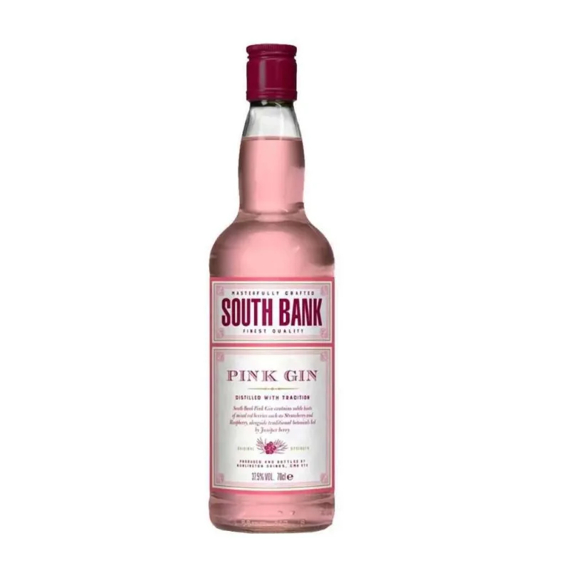 Gin Inglês South Bank Pink Garrafa 700ml