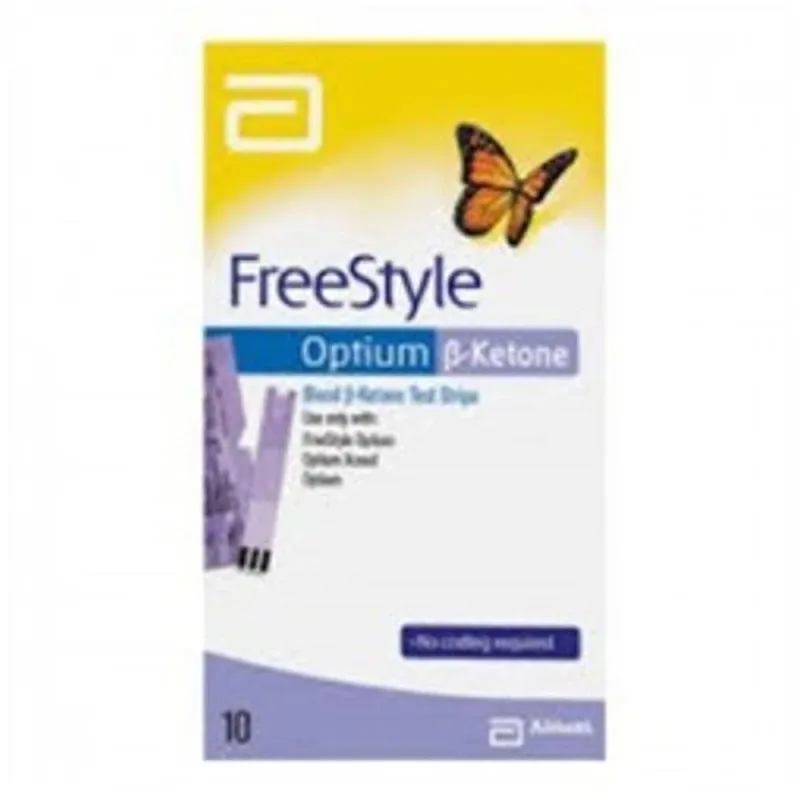 Tiras para Teste de Glicemia Optimum Arbott com 10 - Abbott