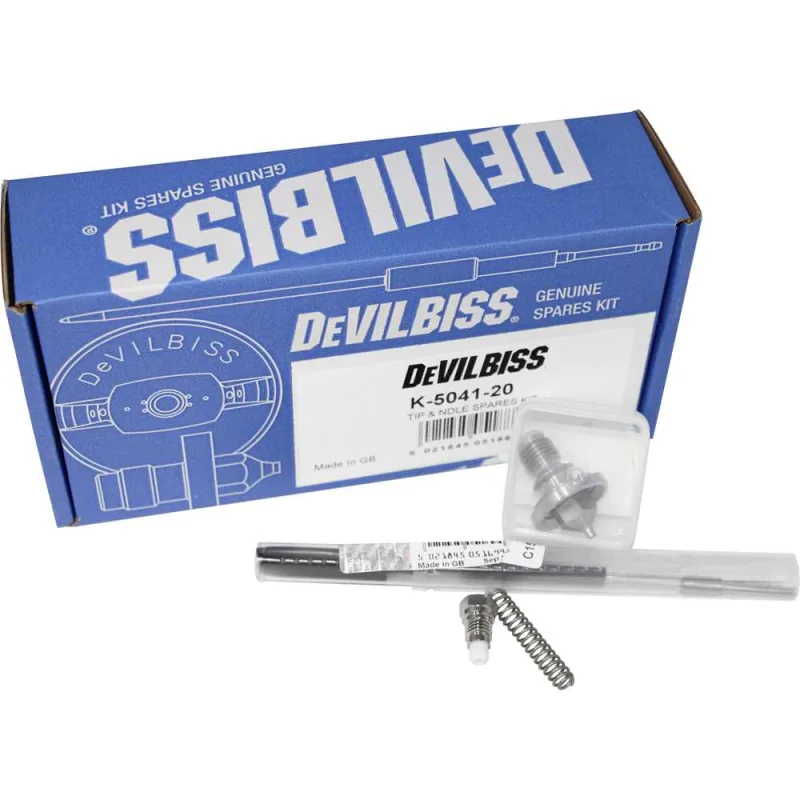 Kit bico 2mm e agulha para pistolas de pintura FLG-515 K-5041-20 DEVILBISS - DEVILBISS