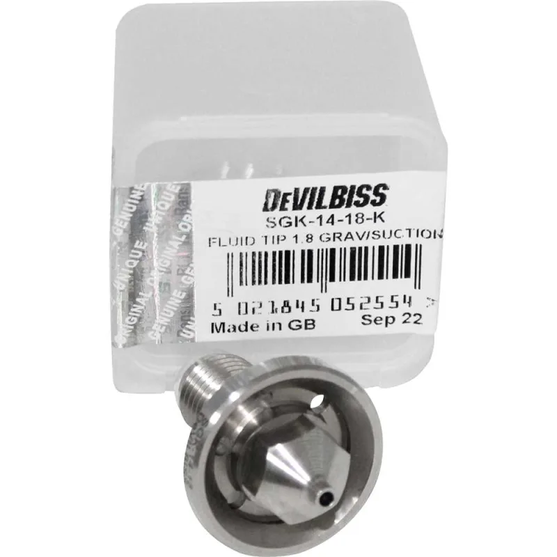 Bico de fluído para pistola de pintura FLG e SGK 1,8 mm DEVILBISS - DEVILBISS