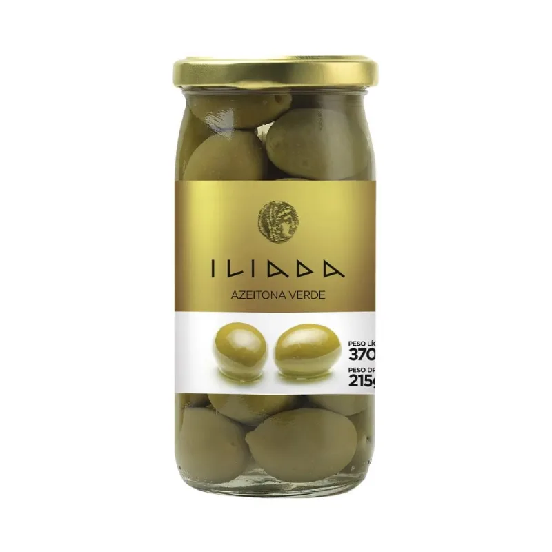 Azeitona Verde Grega Iliada 370g