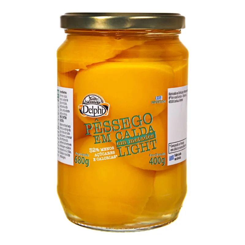 Pêssego em Calda Delphi 680g