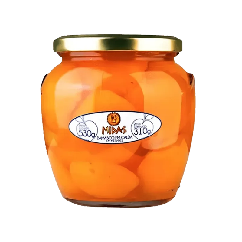 Damasco em Calda Midas 530g