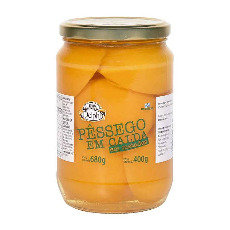 Pêssego em Calda Delphi 400g