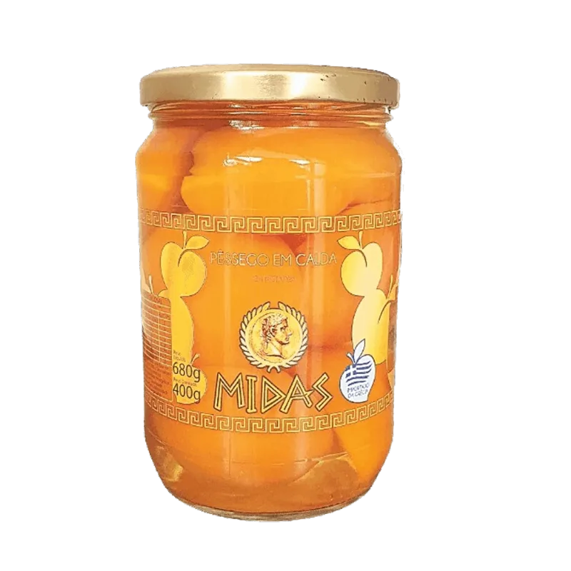 Pessego em Calda Midas 680g