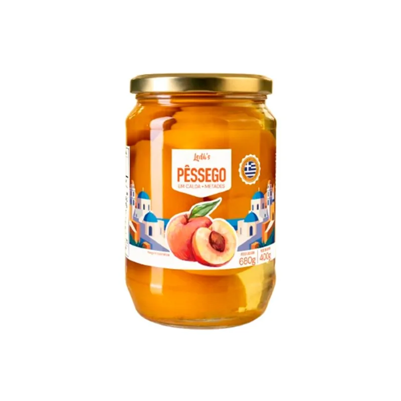 Pêssegos Ledas em Calda 400g