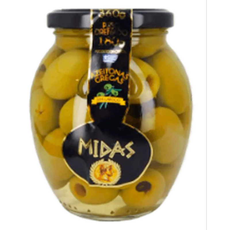 AZEITONA GREGA MIDAS VERDE COLOSSAL 180G S CAROCO