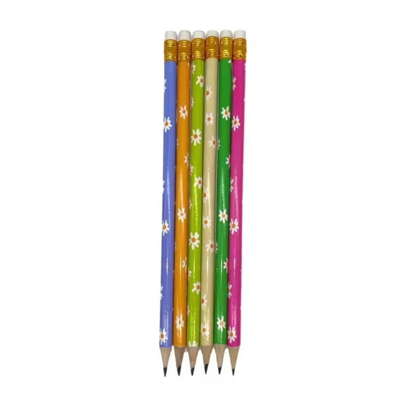 Lápis Sortido 6 Unidades School Basics com Borracha - Não Disponível
