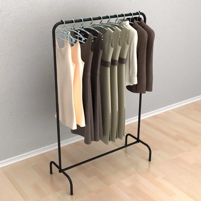 Arara de Roupas Dobrável 120cm Preta