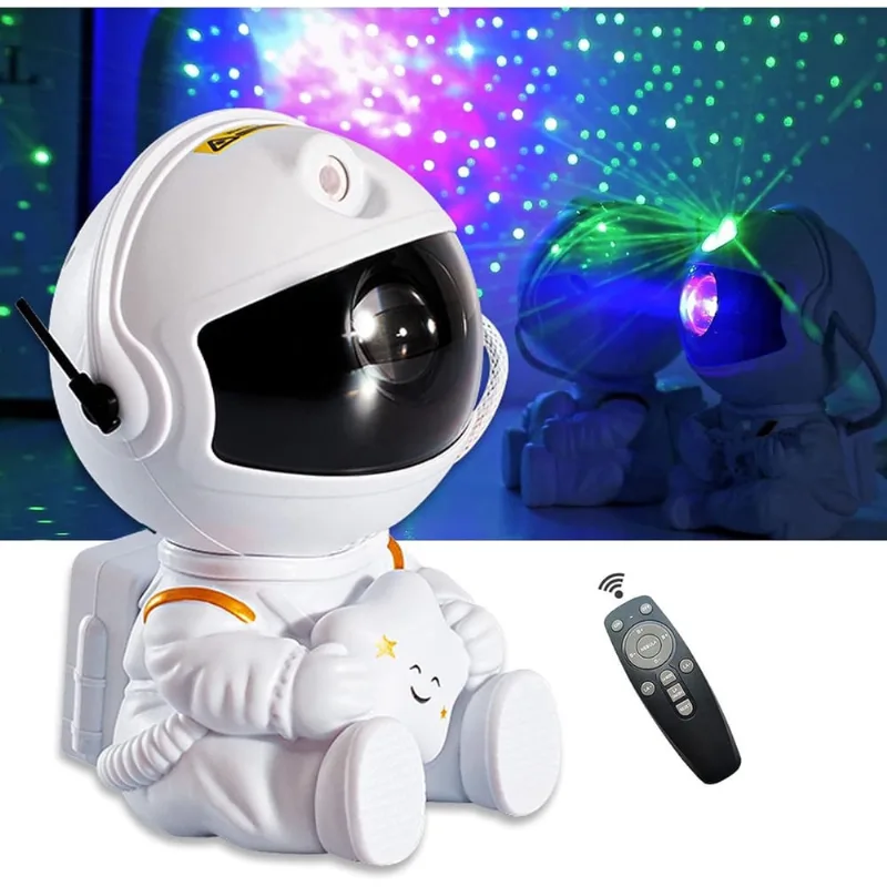 Astronauta Projetor Luz Astronômica Galaxy Light Quarto