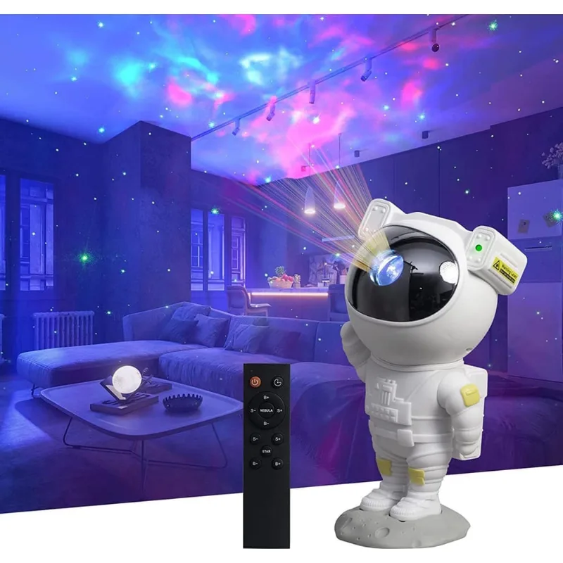 Projetor de Estrelas Galaxy Light Projector, Astronauta Starry Proj