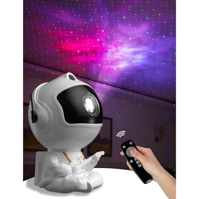 Projetor de galáxia para o quarto, projetor de luz do astronauta, estrela