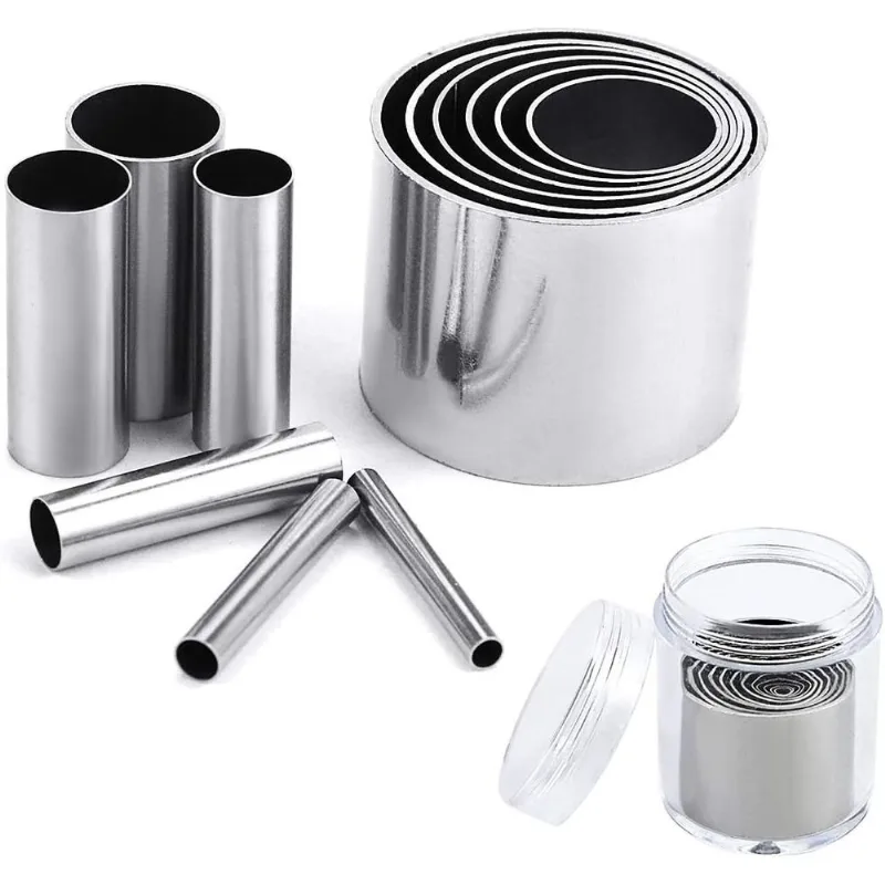 12 Pcs Furo Oco Punção Cortador Conjunto Com Caixa De Armazenamento Stainl