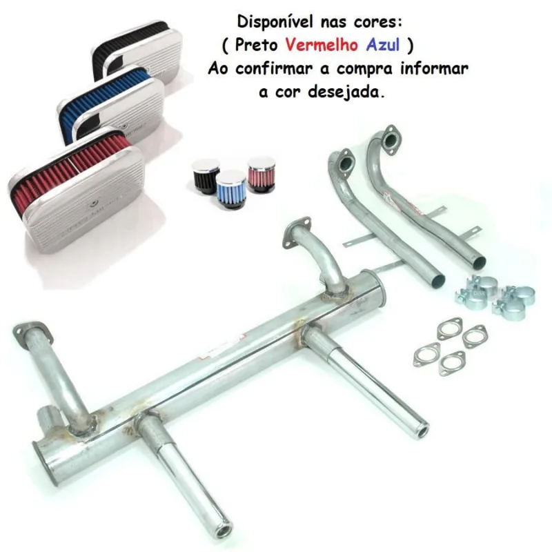 Kit Original Descarga Fusca Caixa Redonda + Bengalas S12 - Não Disponível