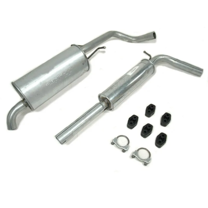 Combo Abafador Silencioso Traseiro Crossfox 1.6 2003/2008