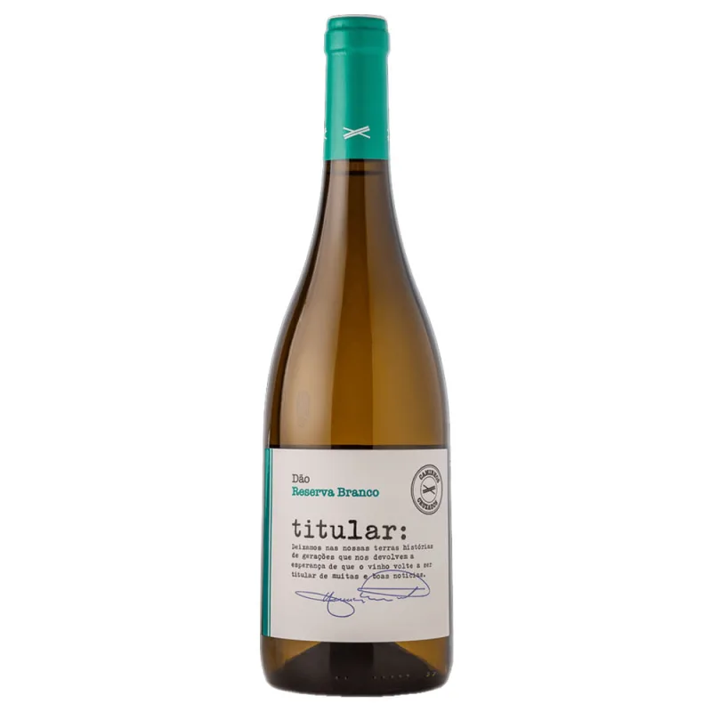 Vinho Português Dão Reserva Encruzado Titular Branco 750ml - Caminhos Cruzados