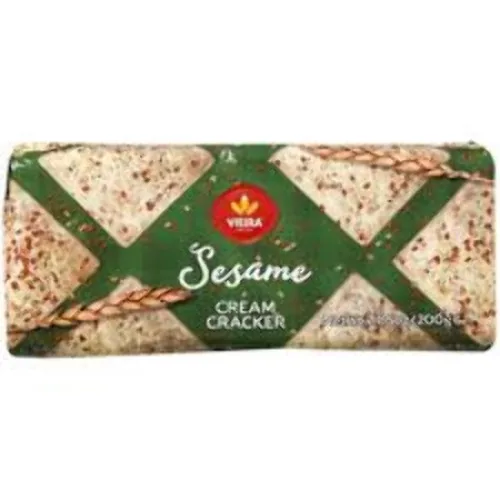 BISCOITO VIEIRA CREAM CRACKER COM GERGELIM 200G - Vieira