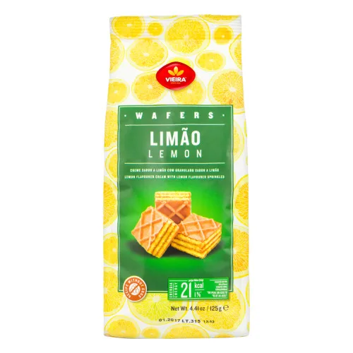 Waffer Cacau Limao Vieira 100gr
