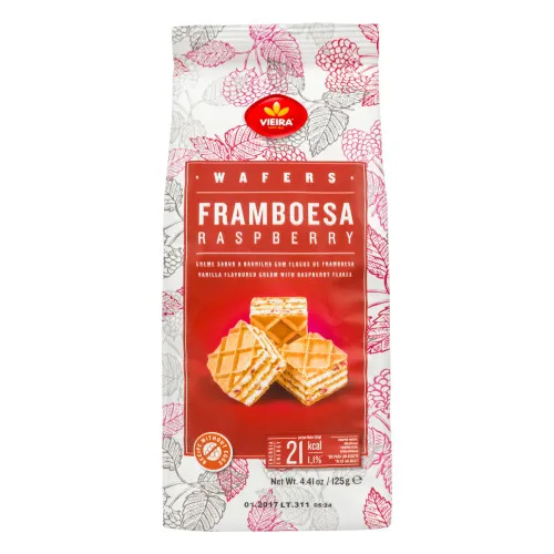 Waffer Framboesa Vieira 100gr